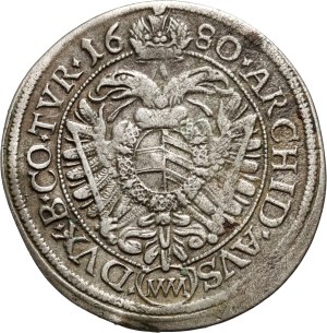 Austria, Leopold I, 6 kreuzer 1680 MM, Vienna