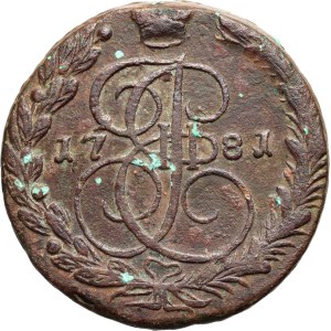 Russia, Catherine II, 5 kopecks 1781 EM