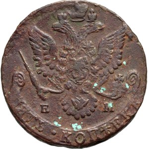 Russia, Catherine II, 5 kopecks 1781 EM