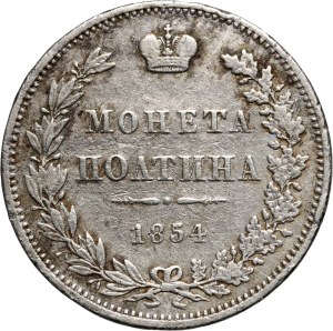 Russian partition, Nikolai I, połtina 1854 MW, Warsaw