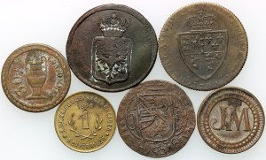 Europe, set of tokens, (6 pieces)