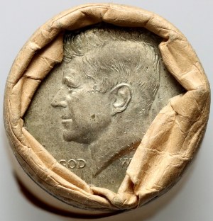 United States of America, 10 Dollars Bank Roll, 20 x 1/2 Dollar 1966, Kennedy