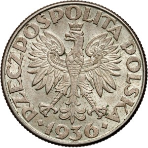 II RP, 2 złote 1936, Warszawa, Żaglowiec