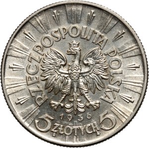 II RP, 5 złotych 1936, Warszawa, Józef Piłsudski
