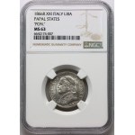 Vatican, Pius IX, Lira 1866 R, Rome