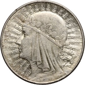 II RP, 10 zloty 1932, Warsaw, Head of a Woman