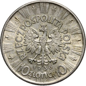 II RP, 10 złotych 1936, Warszawa, Józef Piłsudski