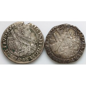 Zygmunt III Waza, zestaw ortów z lat 1621-1622, (2 sztuki)