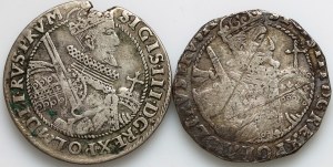 Sigismund III Vasa, set of orts dated 1621-1622, (2 pieces)