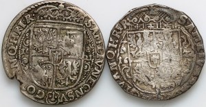 Sigismund III Vasa, set of orts dated 1621-1622, (2 pieces)