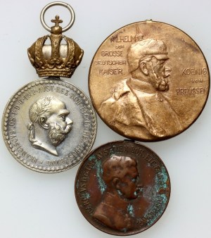 Europe, medal set, (3 pieces)