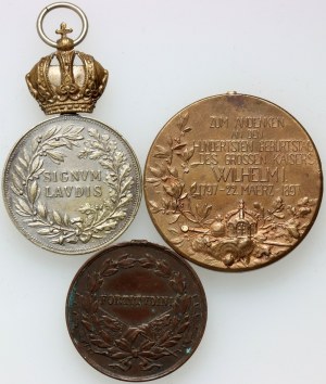Europe, medal set, (3 pieces)