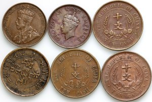 China, Canada, India, coin set, (6 pieces)