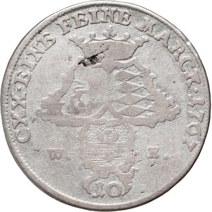 Germany, Löwenstein-Wertheim-Virneburg, Johann Ludwig, 10 kreuzer 1767 WE