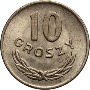 PRL, 10 groszy 1949, miedzionikiel