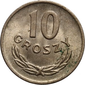 PRL, 10 groszy 1949, miedzionikiel