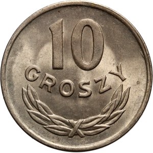 PRL, 10 groszy 1949, miedzionikiel