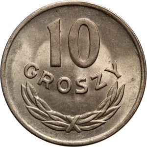 PRL, 10 groszy 1949, miedzionikiel