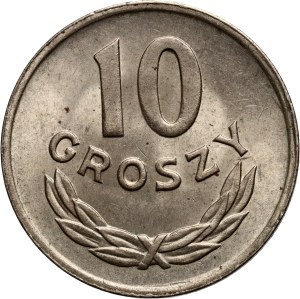 PRL, 10 groszy 1949, miedzionikiel