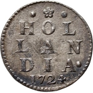 Netherlands, Holland, 2 Stuivers 1724, Dordrecht