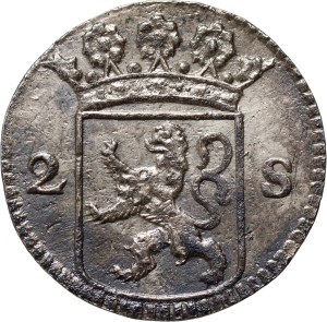 Netherlands, Holland, 2 Stuivers 1724, Dordrecht