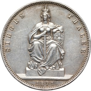 Germany, Prussia, Wilhelm I, Thaler (Siegestaler) 1871 A, Berlin