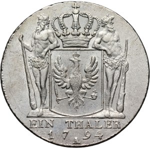 Germany, Prussia, Friedrich Wilhelm II, Thaler 1794 A, Berlin
