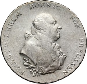 Silesia under Prussian rule, Frederick II, thaler 1791 B, Wrocław