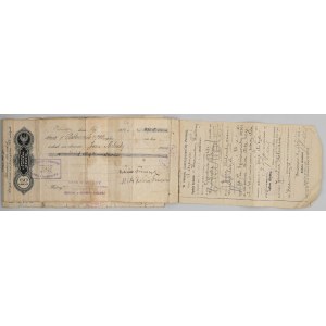 II RP, ciekawy weksel z protestem, Kazimierza Wielka, 1928