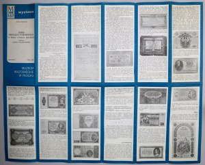 Folder and invitation from Leszek Kalkowski's exhibition, Emission of Paper Money, Plock 1992