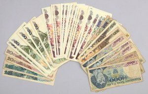 People's Republic of Poland, set of 10-1000 zloty banknotes (40 pieces)