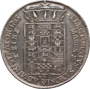 Xavier (as administrator), 1765 EDC thaler, Dresden