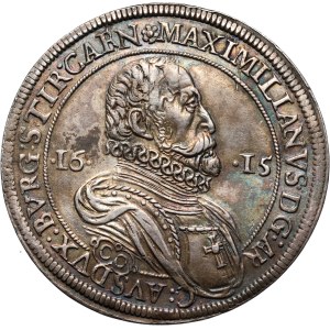 Austria, Tyrol, Maximilian III, Thaler 1615, Hall
