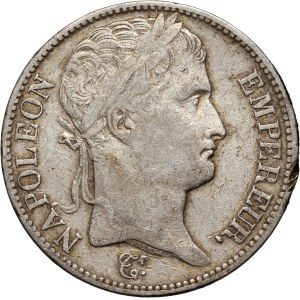 France, Napoleon I, 5 Francs 1810 B, Rouen