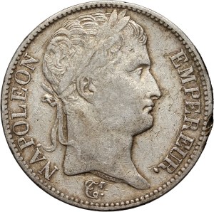 France, Napoleon I, 5 Francs 1810 B, Rouen