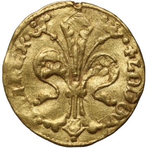 Ludwik I Węgierski 1342-1382, goldgulden (floren), Buda