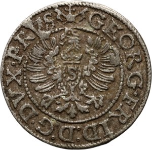 Ducal Prussia, George Frederick von Ansbach, 1591 chevron, Königsberg, rarer