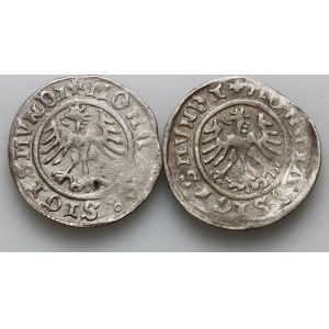Zygmunt I Stary, zestaw półgroszy z 1510 roku, Kraków, (2 sztuki)