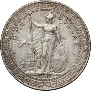 Great Britain, Edward VII, Trade Dollar 1908 B, Bombay