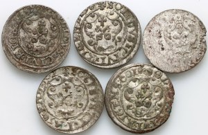 Sigismund III Vasa, set of shekels, (5 pieces)