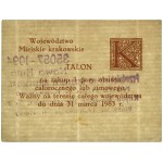 PRL, Województwo Krakowskie, Nowa Huta, talon na zakup 1 pary obuwia, 1983