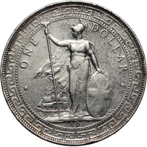 Great Britain, Victoria, Trade Dollar 1899 B, Bombay