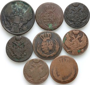 Poland, 19th century, set of coins from 1811-1840, (8 pieces)