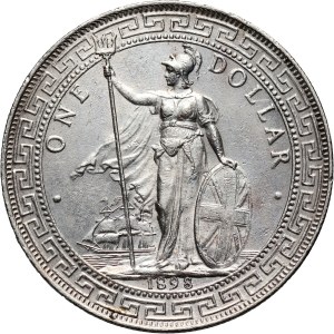 Great Britain, Victoria, Trade Dollar 1898 B, Bombay