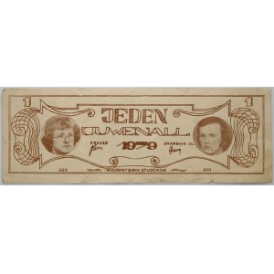 PRL, AGH, Narodowy Bank Studencki, Jeden Juwenal 1979