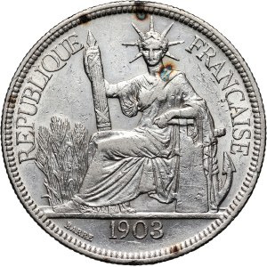 French Indochina, Piastre 1903 A, Paris