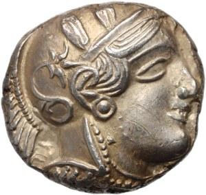 Greece, Attica, Athens, Tetradrachm 454-404 BC