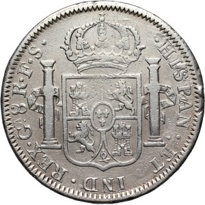 Mexico, 8 Reales 1821 Ga FS, Guadalajara
