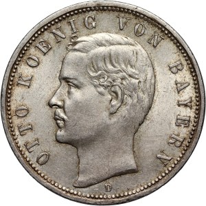 Germany, Bavaria, Otto, 5 Mark 1913 D, Munich
