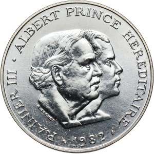 Monaco, Rainier III, 100 francs 1982, ESSAI, Heir Apparent Prince Albert
